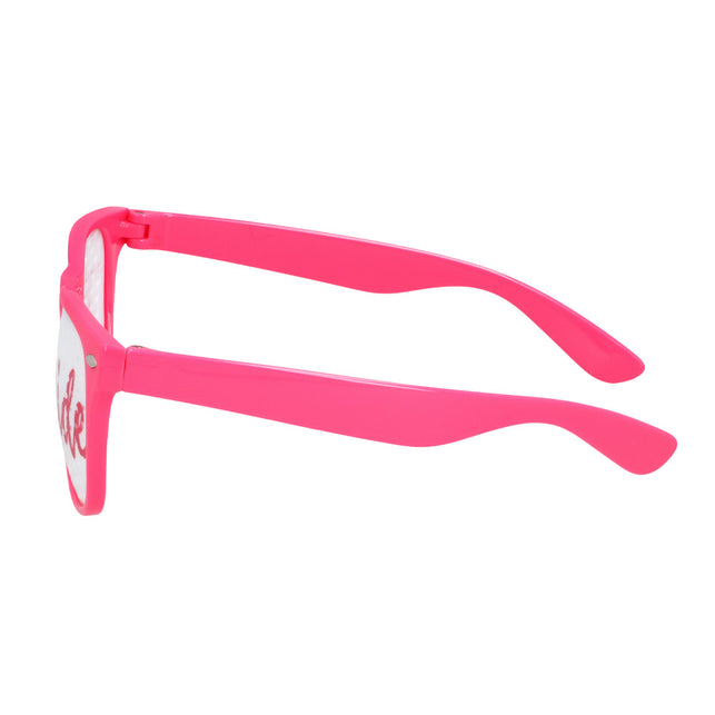 Boland Set 3 partybrillen Team bride (roze)