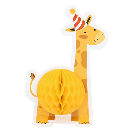 Boland Set 4 honingraat tafeldecoraties Safari