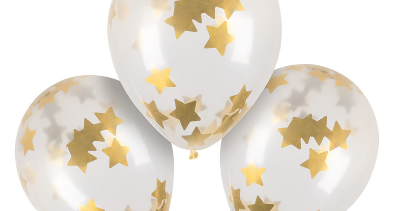 Boland Set 5 latex confettiballonnen Eid Mubarak