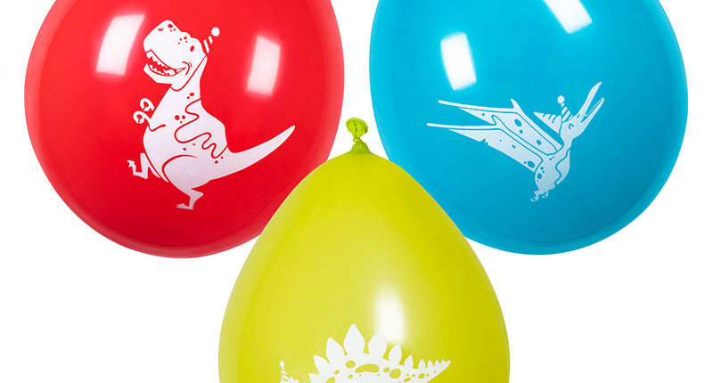 Boland Set 6 latex ballonnen Dino party
