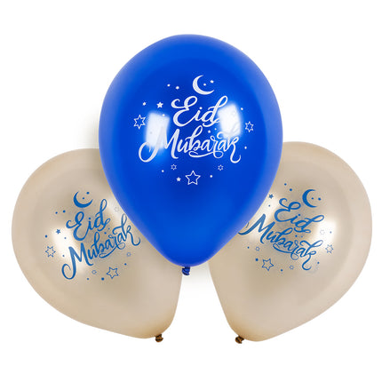Boland Set 6 latex ballonnen 'Eid Mubarak'