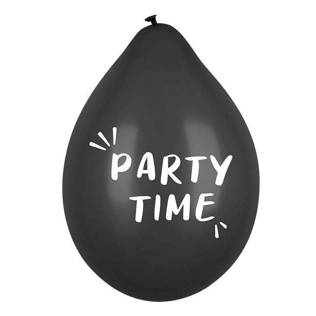 Boland Set 6 latex ballonnen 'Party time'