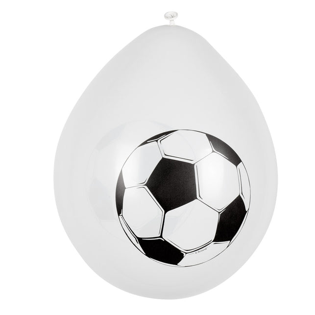Boland Set 6 latex ballonnen Voetbal