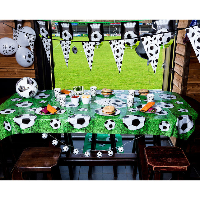 Boland Set 6 latex ballonnen Voetbal