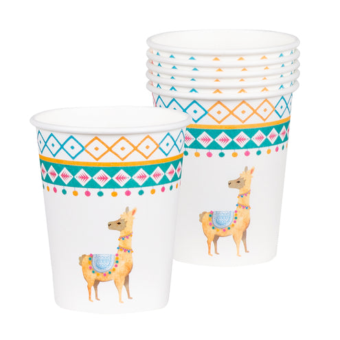 Boland Set 6 papieren bekertjes Lama