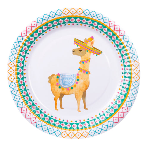 Boland Set 6 papieren bordjes Lama
