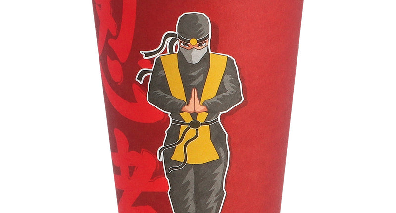 Boland Set 8 papieren bekertjes Ninja