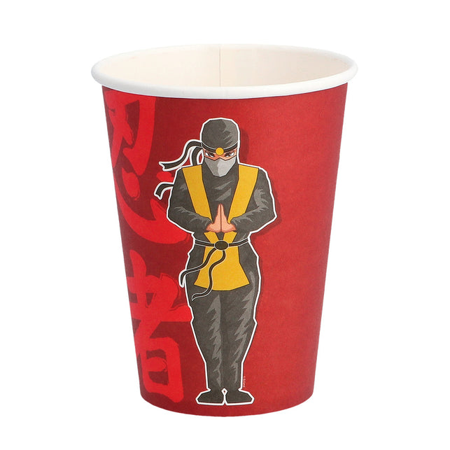 Boland Set 8 papieren bekertjes Ninja