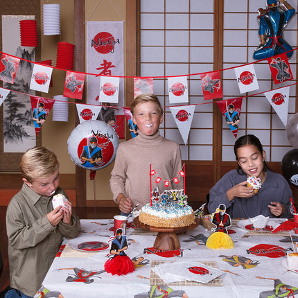 Boland Set 8 papieren bekertjes Ninja