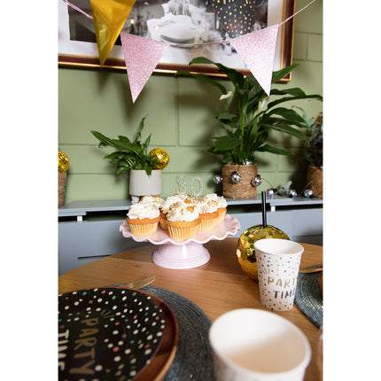 Boland Set 8 papieren bekertjes 'Party time'