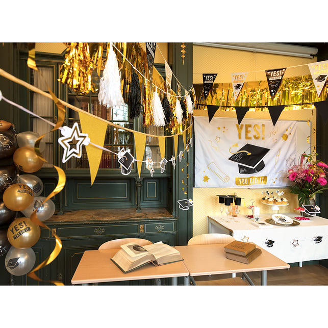 Boland Set 8 papieren bekertjes 'Yes you did it'