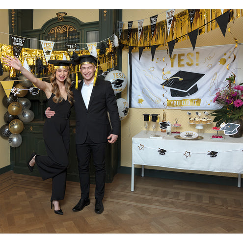 Boland Set 8 papieren bordjes 'Yes you did it'