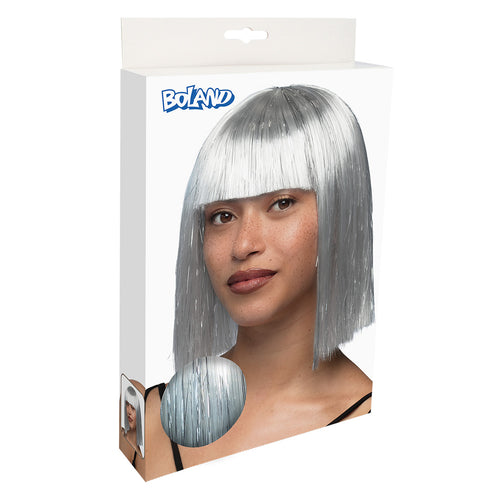 Boland Sia pruik Gigi glamour boblijn zilver grijs