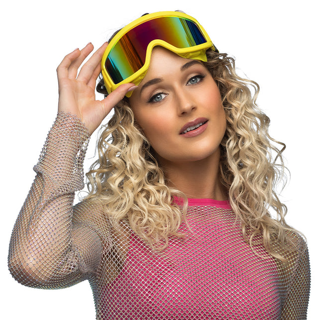 Boland Skibril neon geel unisex