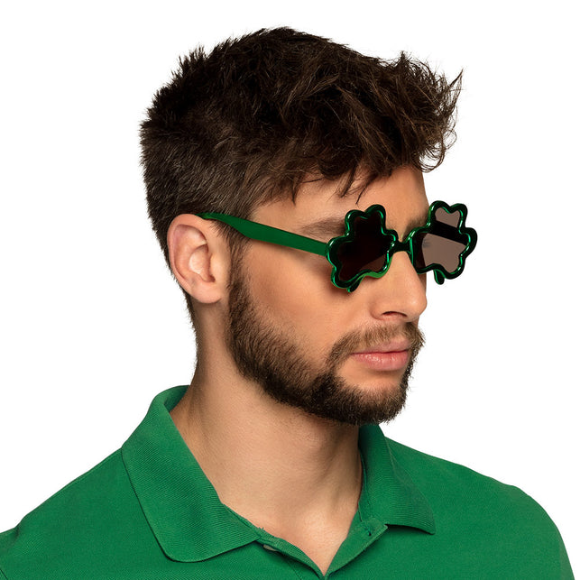 Boland St. Patricksday bril klavertje vier