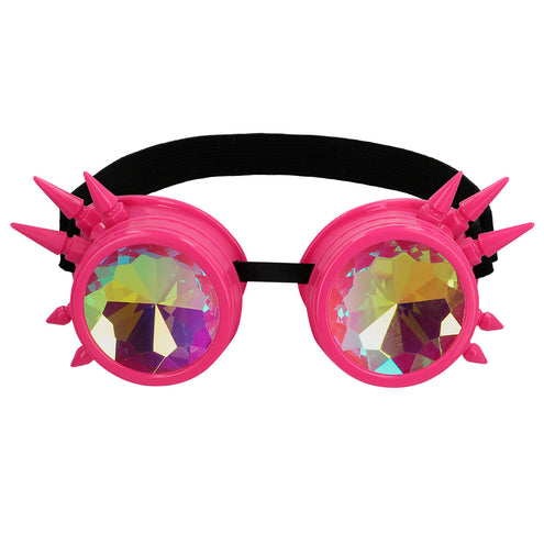 Boland Steampunk bril Festival neonroze