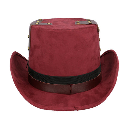 Boland Steampunkhoed bordeaux luxe