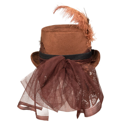 Boland Steampunkhoed bruin Specspunk de luxe