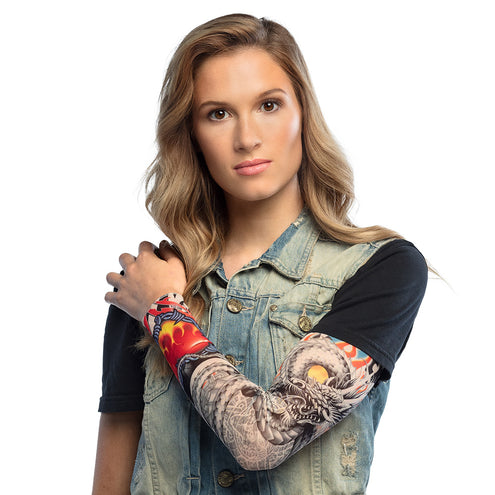 Boland Tatoeage mouw Dragon