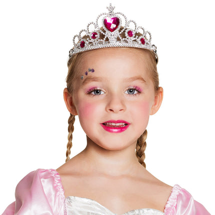 Boland Tiara Grace prinsessen kroon roze