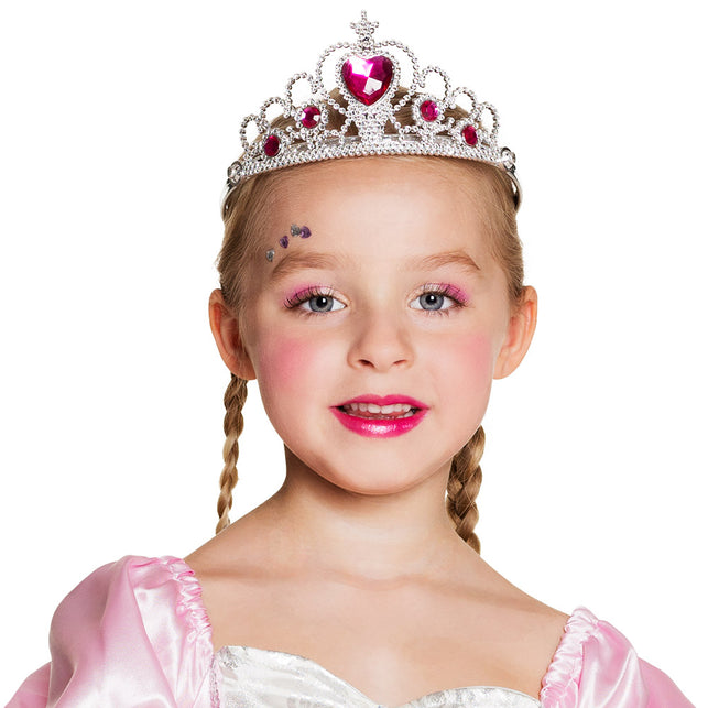 Boland Tiara Grace prinsessen kroon roze