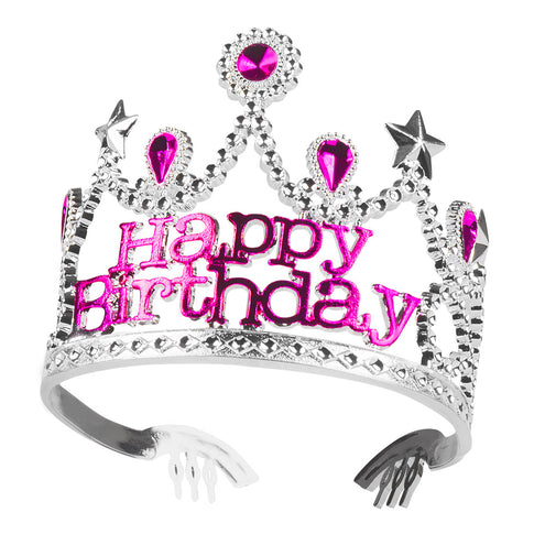 Boland Tiara Jarige Jet 'Happy Birthday'