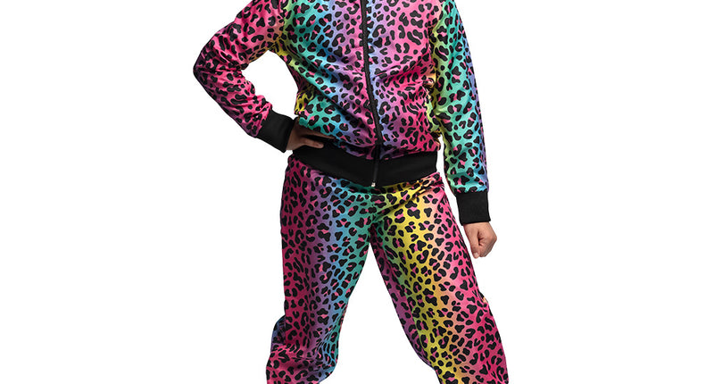 Boland Trainingspak Regenboogpanter kind