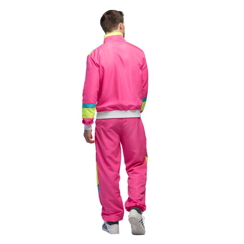 Boland Trainingspak Retro dude neon roze