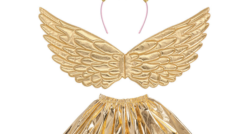 Boland Unicorn eenhoorn verkleed set goud