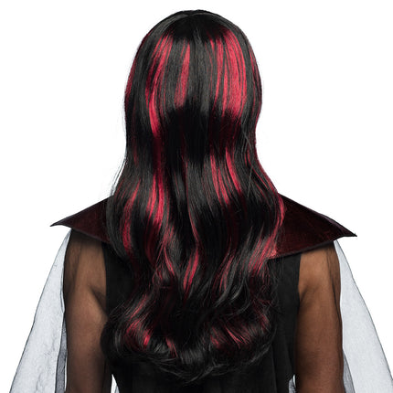 Boland Vampier pruik dames met streaks