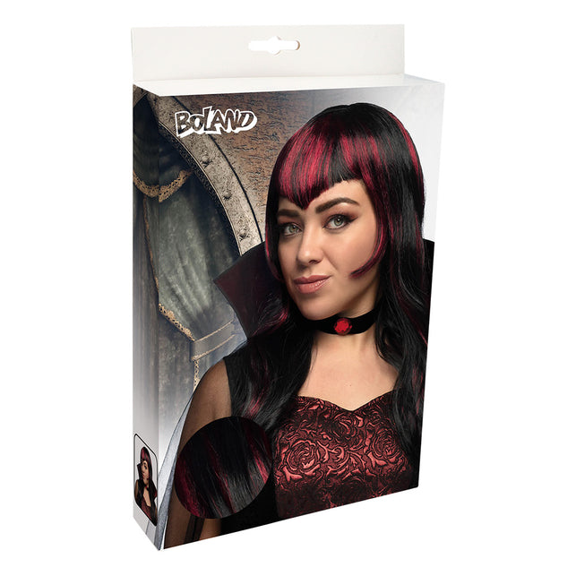 Boland Vampier pruik dames met streaks