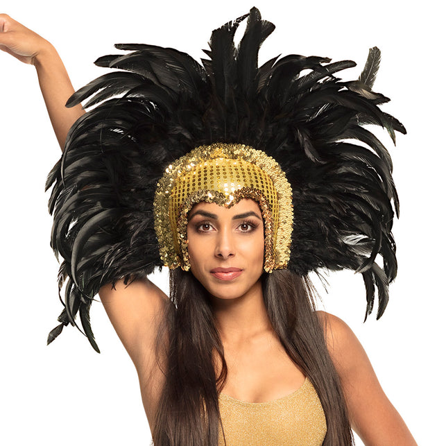 Boland Veren hoofdtooi Go-go danseres goud