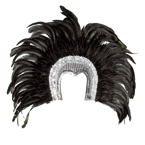 Boland Veren hoofdtooi Go-go danseres zilver