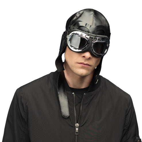 Boland Verkleedset vliegenier retro set Airborne