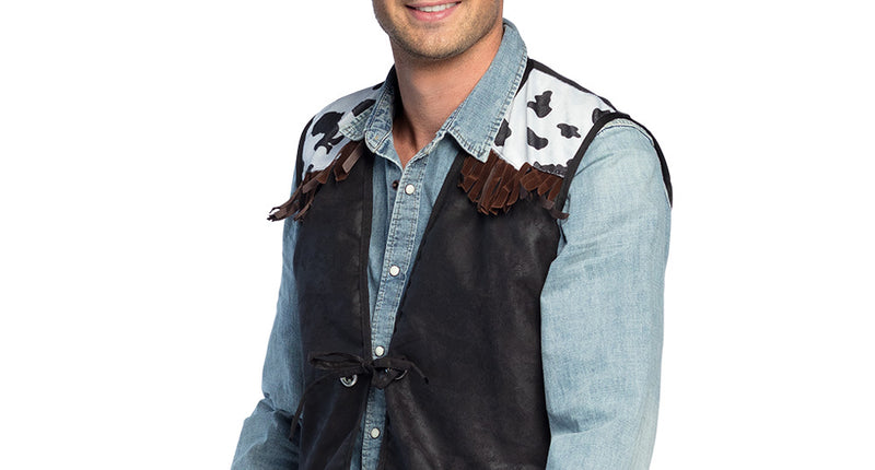 Boland Vest Western zwart cowboy