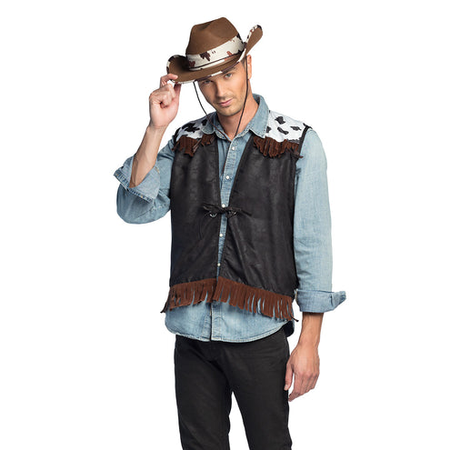 Boland Vest Western zwart cowboy
