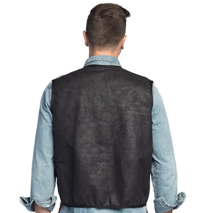 Boland Vest Western zwart cowboy