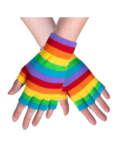 Boland Vingerloze handschoenen regenboog