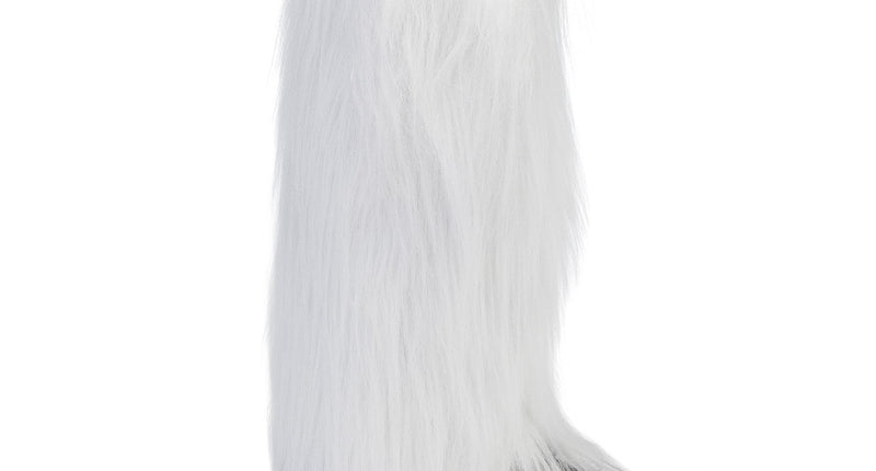 Boland Witte beenwarmers Rave dames (eenheidsmaat)