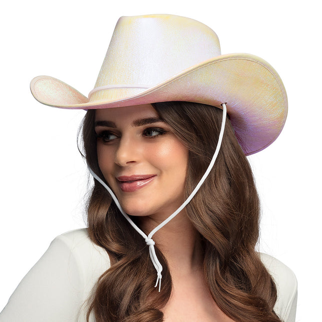 Boland Witte cowboyhoed Pearl wit
