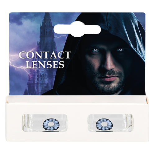 Boland Witte Halloween contactlenzen Soul shadow (3 maanden)