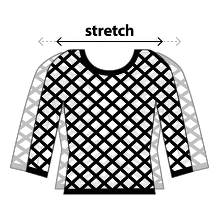 Boland Zwart visnet shirt Temptation dames (M / L/XL)