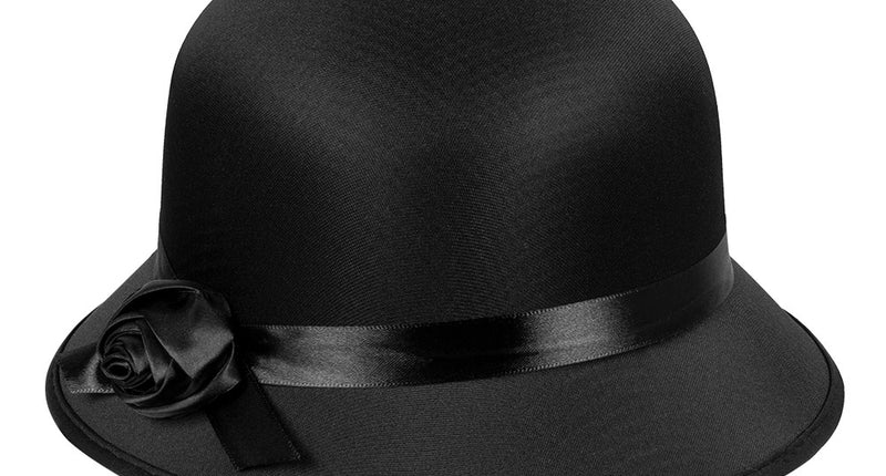 Boland Zwarte charleston hoed Lady D