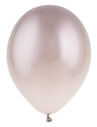 Chrome ballon rosé van 30,5 cm met glanzende chroomlook en lichtstreep over de bolling