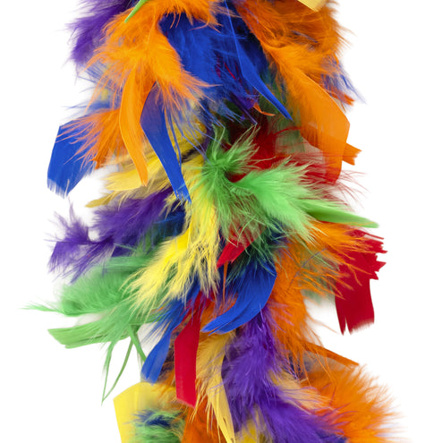 Funny Fashion Boa regenboog 2mtr. 45gr.