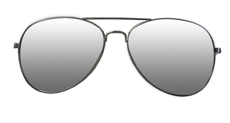 Funny Fashion Bril piloot met spiegelglas