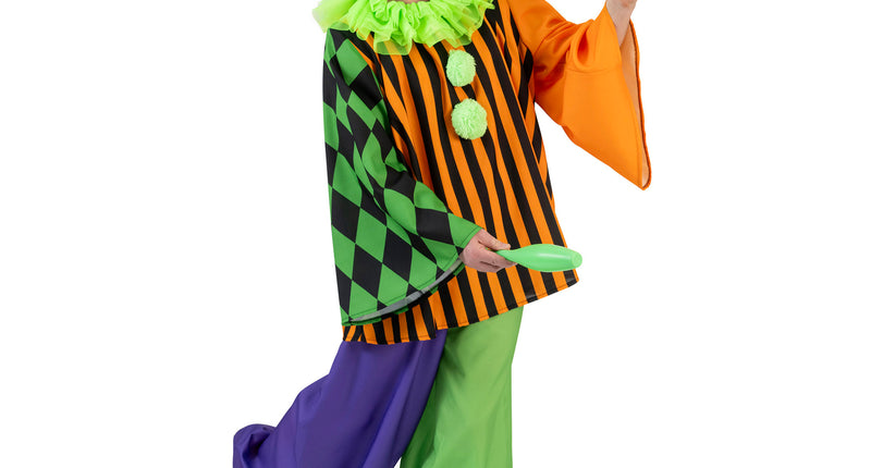 Funny Fashion Clown Pierolino volwassenen