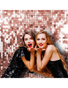 Funny Fashion Folie achtergrond rose goud voor Photo booth en bruiloften