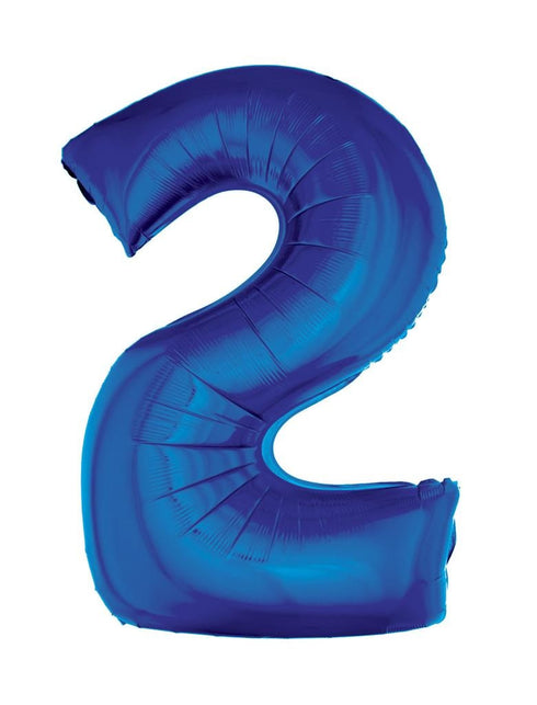 Funny Fashion Folieballon 102 cm blauw