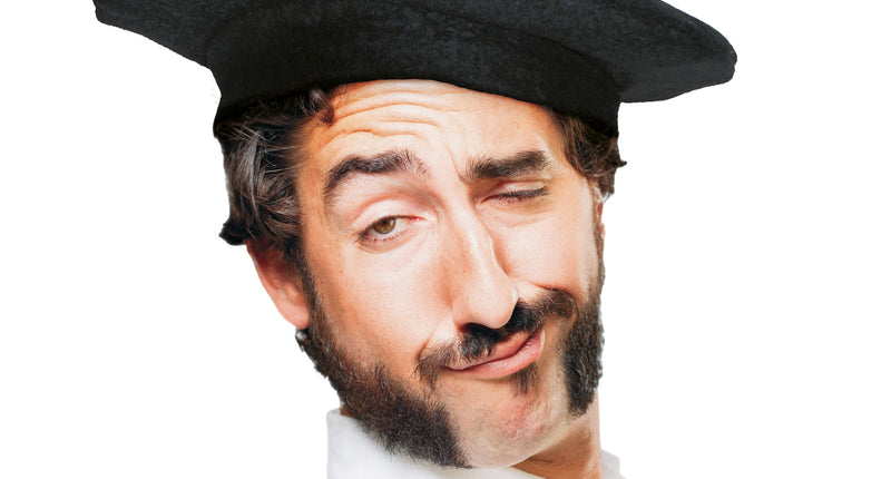 Funny Fashion Franse baret Philippe zwart